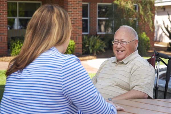 Outdoor Space at Extended Care