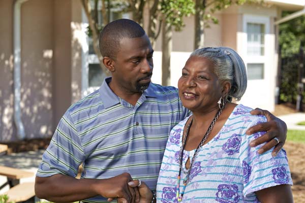 Patient Visiting With Family Member